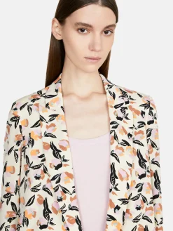 Women Sisley Jackets & Coats<Long Printed Jacket