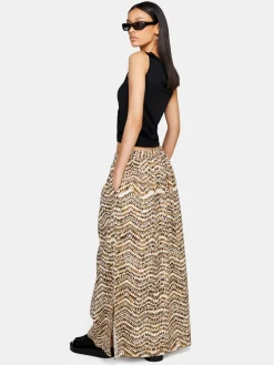 Women Sisley Skirts<Long Printed Skirt