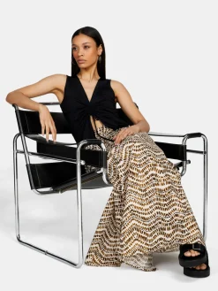 Women Sisley Skirts<Long Printed Skirt