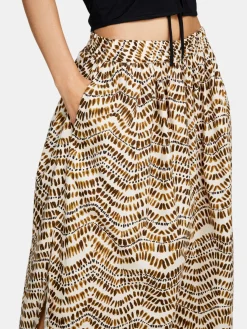 Women Sisley Skirts<Long Printed Skirt