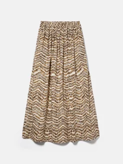 Women Sisley Skirts<Long Printed Skirt