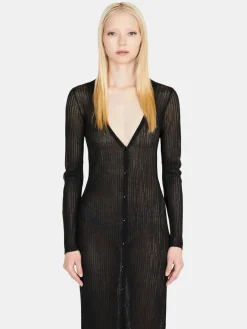 Women Sisley Dresses<Long Ribbed Cardigan