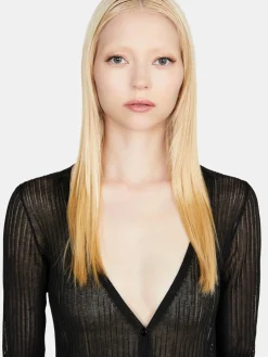 Women Sisley Dresses<Long Ribbed Cardigan
