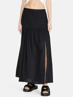 Women Sisley Skirts<Long Skirt In Linen