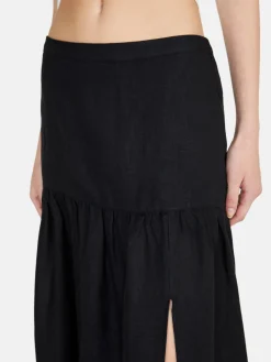 Women Sisley Skirts<Long Skirt In Linen