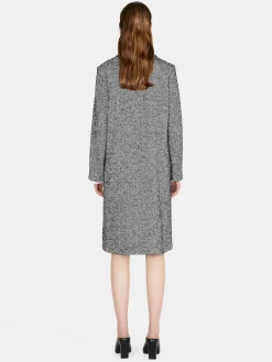 Women Sisley Jackets & Coats<Long Yarn Dyed Coat