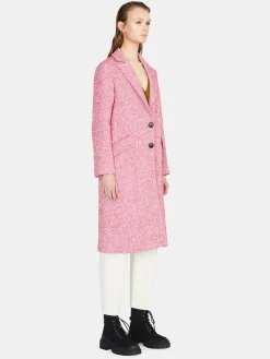 Women Sisley Jackets & Coats<Long Yarn Dyed Coat