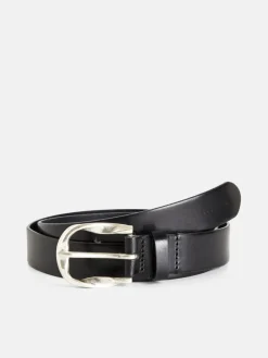 Men Sisley Accessories<Low Rise Leather Belt