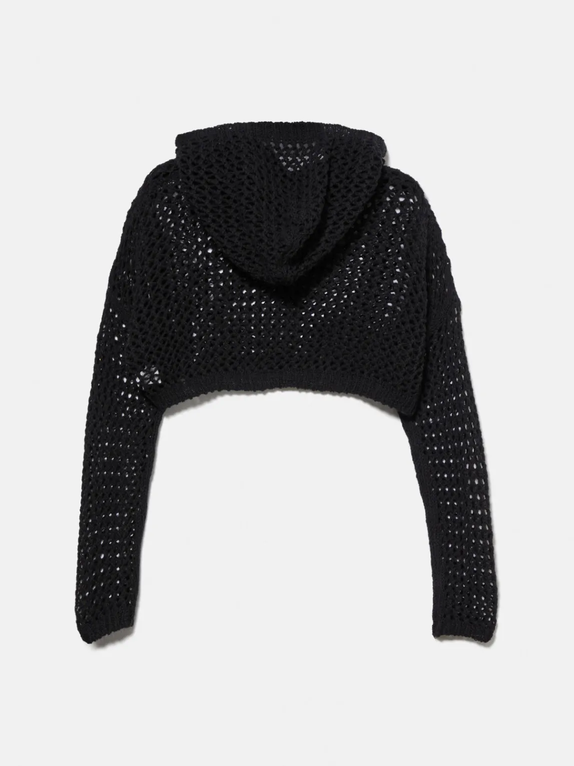 Girls Sisley Jumpers & Cardigans<Mesh Sweater With Hood
