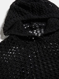 Girls Sisley Jumpers & Cardigans<Mesh Sweater With Hood
