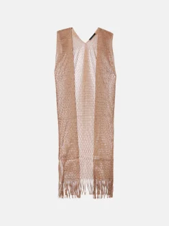 Women Sisley Accessories<Mesh Vest With Fringes