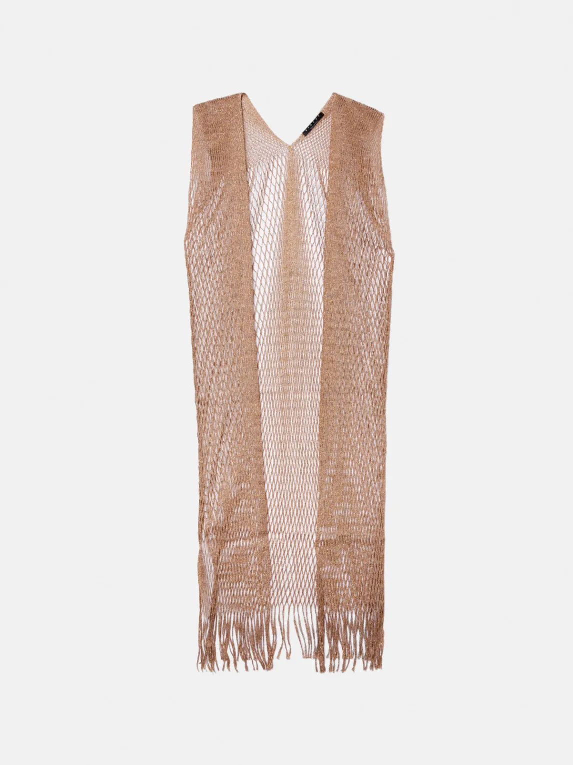Women Sisley Accessories<Mesh Vest With Fringes