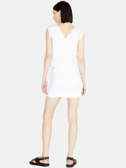 Women Sisley Skirts<Mini Skirt In Linen