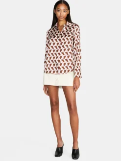 Women Sisley Skirts<Mini Skirt With Buttons