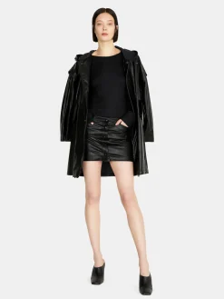 Women Sisley Skirts<Mini Skirt With Buttons
