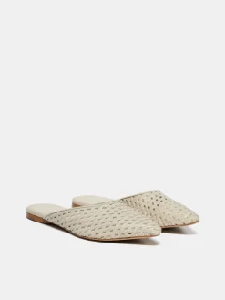 Women Sisley Shoes<Mules In Braided Leather