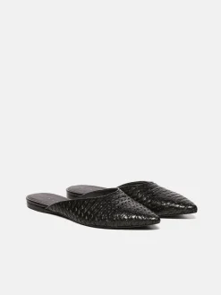 Women Sisley Shoes<Mules In Braided Leather