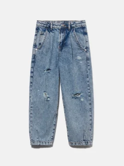 Girls Sisley Trousers & Skirts<Oversized Jeans With Rips