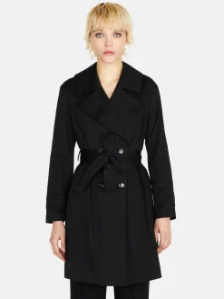 Women Sisley Jackets & Coats<Oversized Trench Coat With Sash