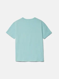 Boys Sisley Shirts & T-Shirts<Oversized T-Shirt With Neon Details