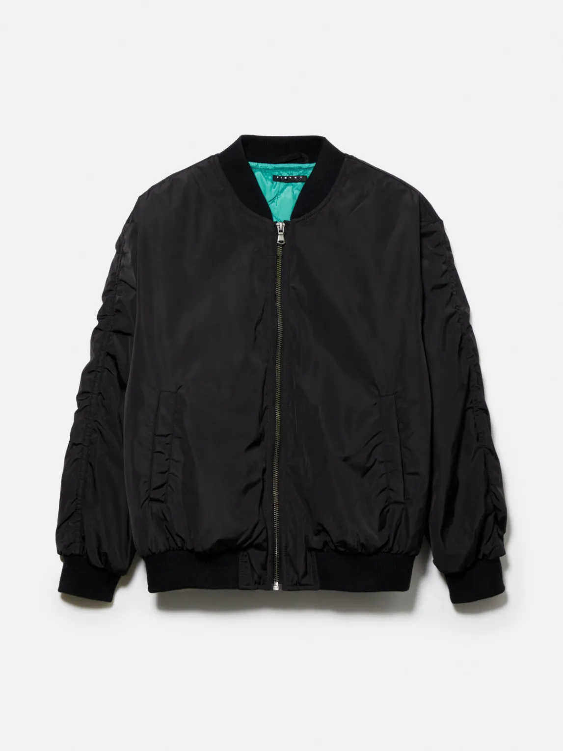 Boys Sisley Jackets & Coats<Padded Bomber Jacket With Graffiti Print