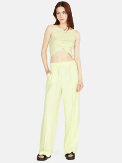Women Sisley Trousers<Palazzo Trousers In Linen Blend