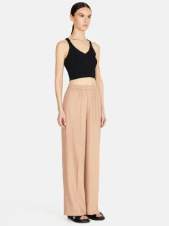 Women Sisley Trousers<Palazzo Trousers In Linen Blend