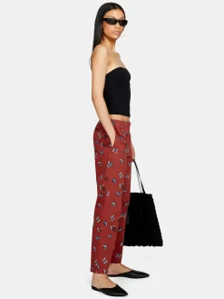 Women Sisley Trousers<Printed Cigarette Trousers