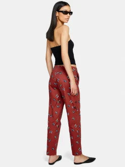 Women Sisley Trousers<Printed Cigarette Trousers