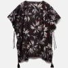 Women Sisley Accessories<Printed Kaftan With Tassels