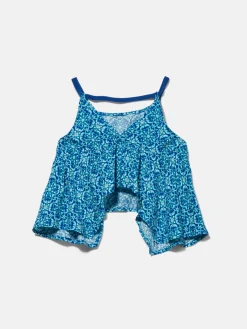 Girls Sisley Tops & T-Shirts<Printed Uneven Top
