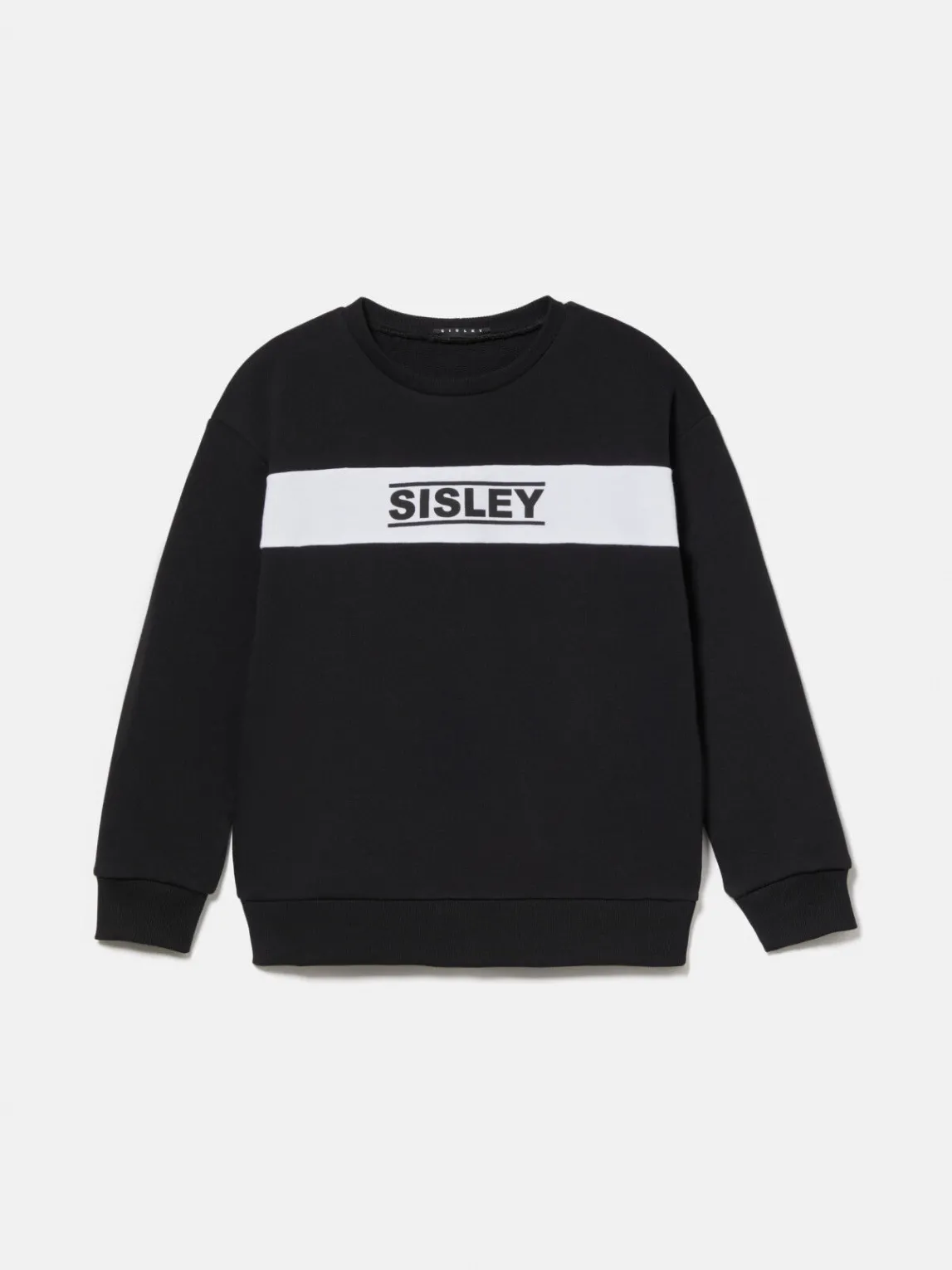 Boys Sisley Jumpers & Cardigans<Pullover Sweatshirt With Logoed Band