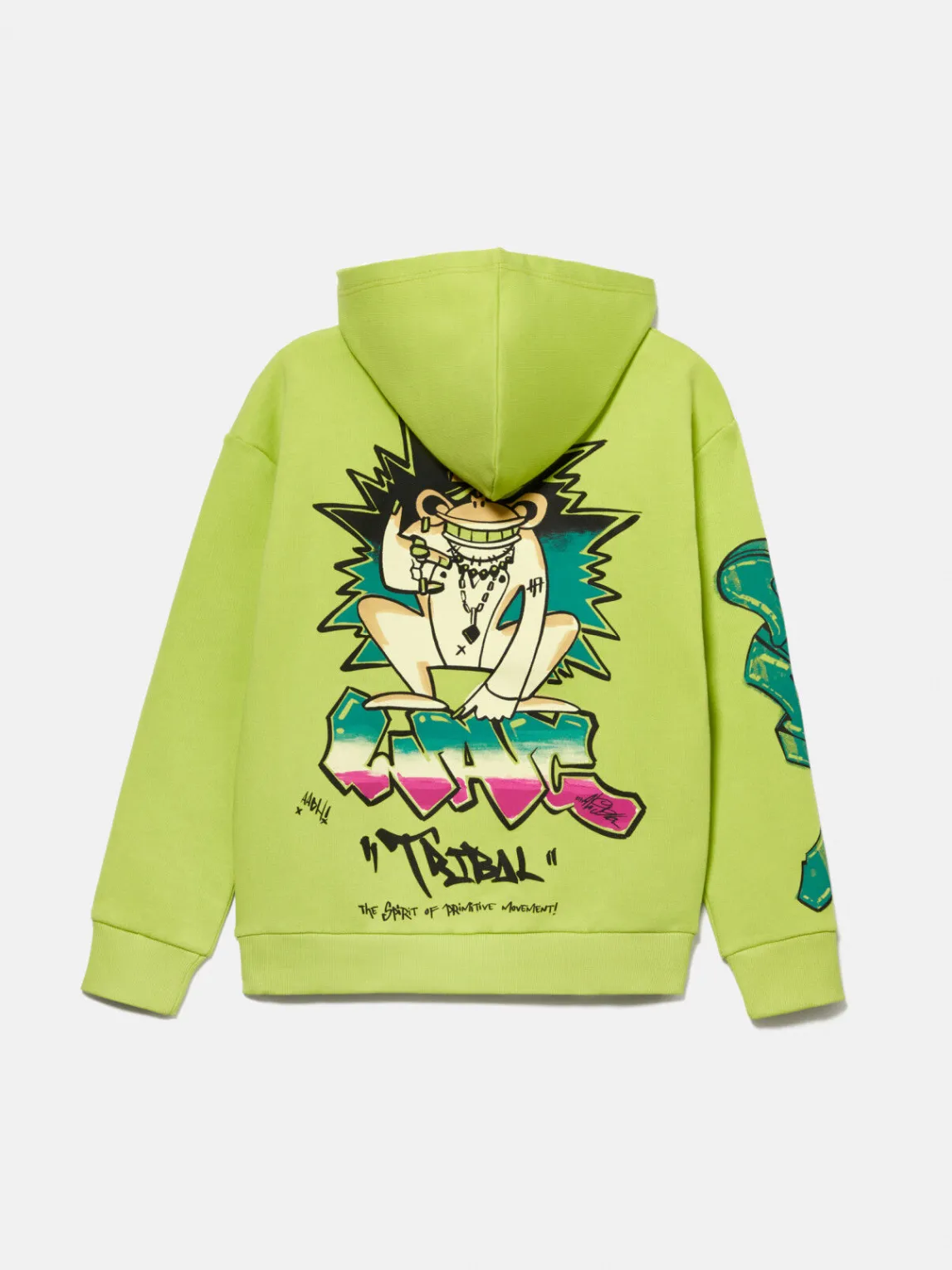 Boys Sisley Jumpers & Cardigans<Pullover Sweatshirt With Graffiti Print