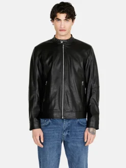 Men Sisley Jackets & Coats<Regular Fit Biker Jacket