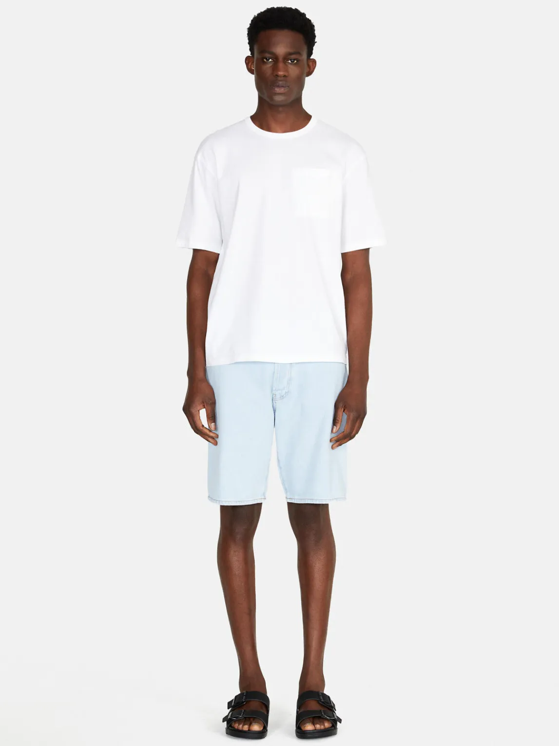 Men Sisley Trousers<Regular Fit Denim Bermudas