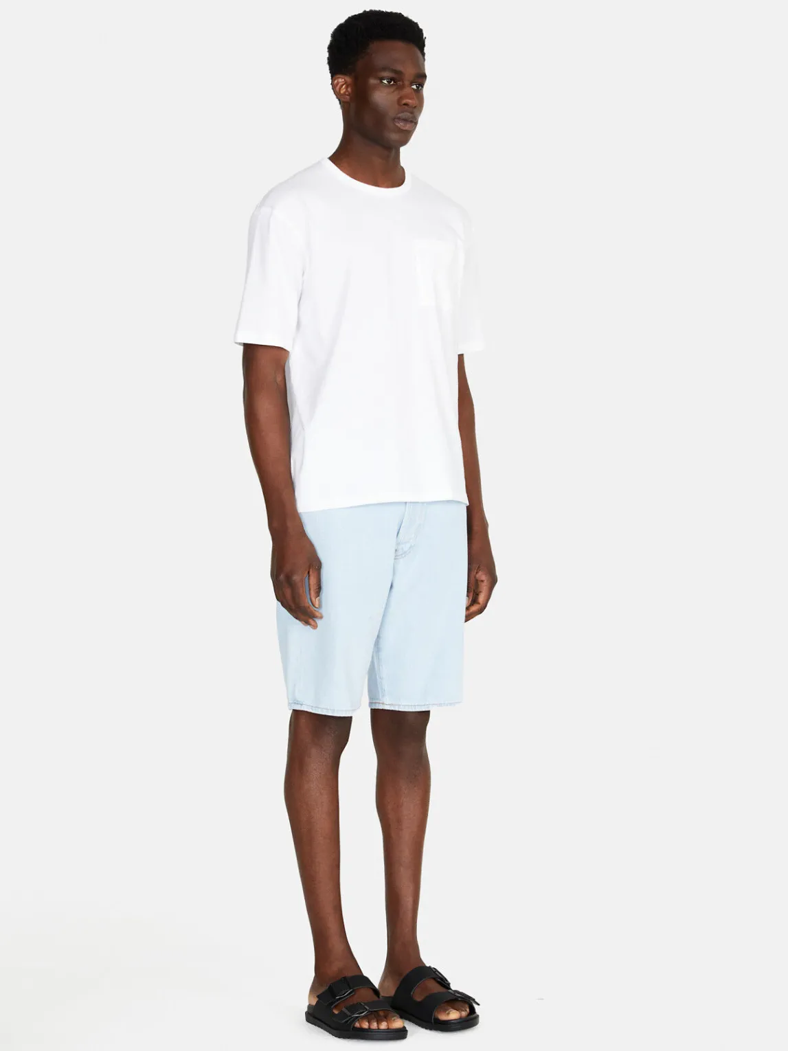 Men Sisley Trousers<Regular Fit Denim Bermudas