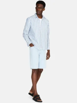 Men Sisley Trousers<Regular Fit Denim Bermudas