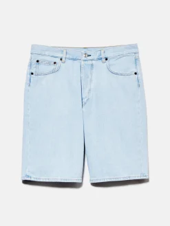 Men Sisley Trousers<Regular Fit Denim Bermudas