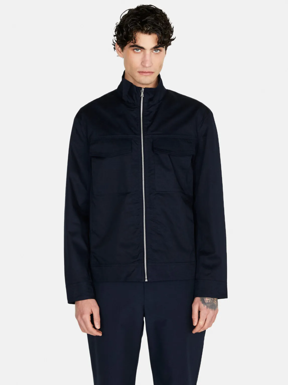 Men Sisley Jackets & Coats<Regular Fit Jacket