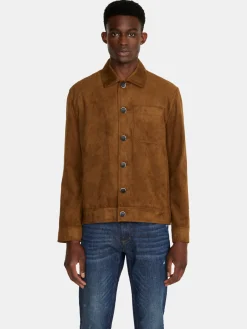 Men Sisley Jackets & Coats<Regular Fit Jacket-Shirt