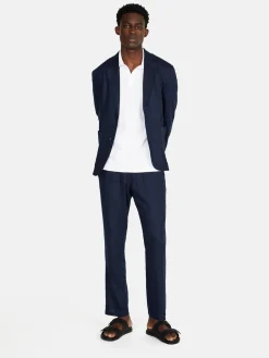 Men Sisley Jackets & Coats<Relaxed Fit 100% Linen Jacket