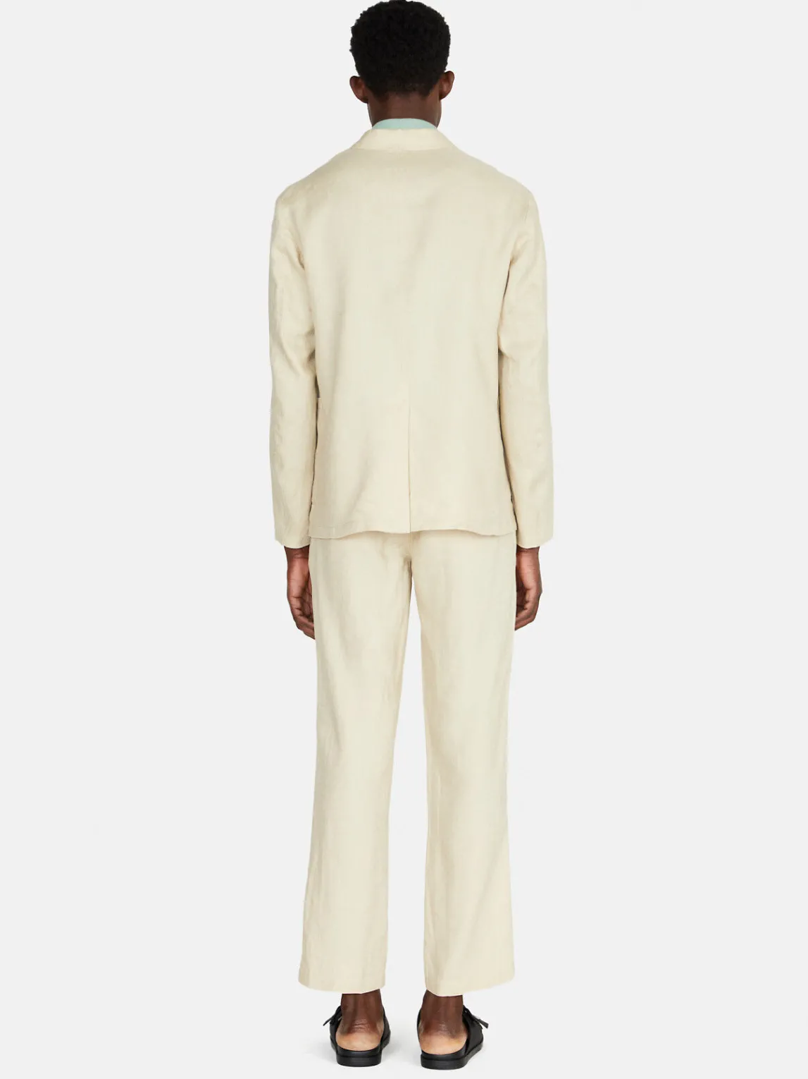 Men Sisley Jackets & Coats<Relaxed Fit 100% Linen Jacket