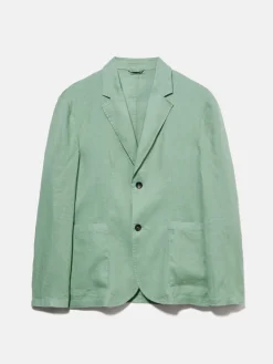 Men Sisley Jackets & Coats<Relaxed Fit 100% Linen Jacket
