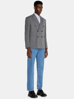 Men Sisley Jackets & Coats<Relaxed Fit Double-Breasted Jacket