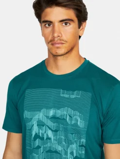 Men Sisley T-Shirts<Relaxed Fit T-Shirt With Print