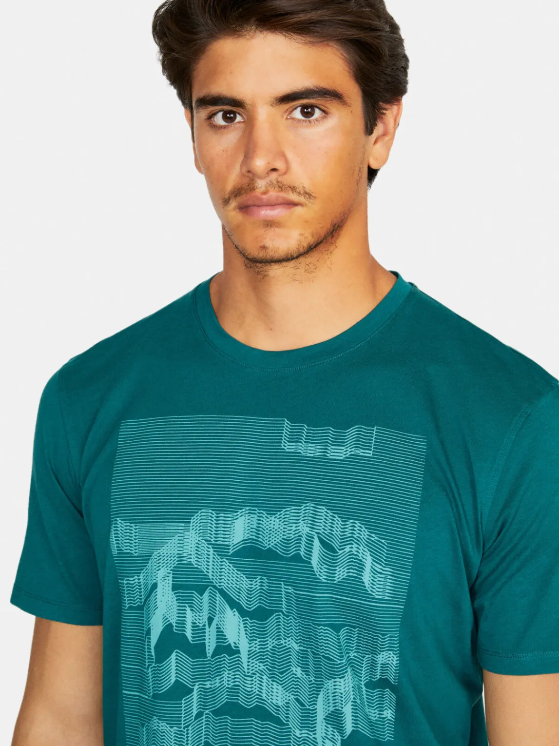 Men Sisley T-Shirts<Relaxed Fit T-Shirt With Print