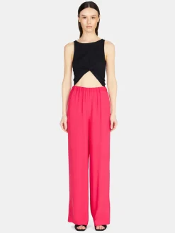 Women Sisley Trousers<Shiny Palazzo Trousers