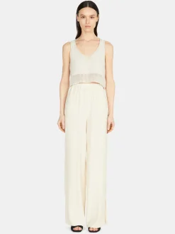Women Sisley Trousers<Shiny Palazzo Trousers