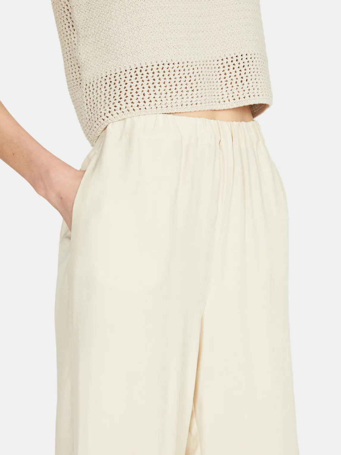 Women Sisley Trousers<Shiny Palazzo Trousers