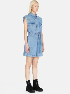 Women Sisley Dresses<Short Denim Jumpsuit